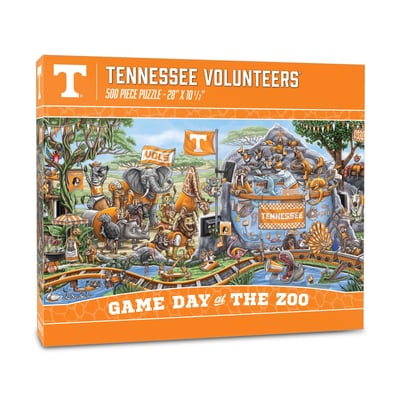 Tennessee Volunteers Fanpoint 10.5" x 28" Game Day at the Zoo 500-Piece Puzzle