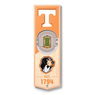 Tennessee Volunteers Fanpoint 6'' x 19'' 3D StadiumView Banner