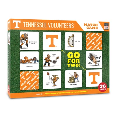 Tennessee Volunteers Fanpoint Licensed Memory Match Game