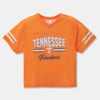 Tennessee Volunteers ZooZatz Girls Youth Mesh Jersey T-Shirt - Tennessee Orange
