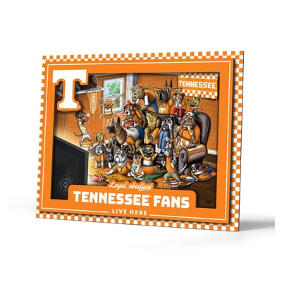 Tennessee Volunteers IDNA 13.25" x 17.25" Purebred Fans Wall Art