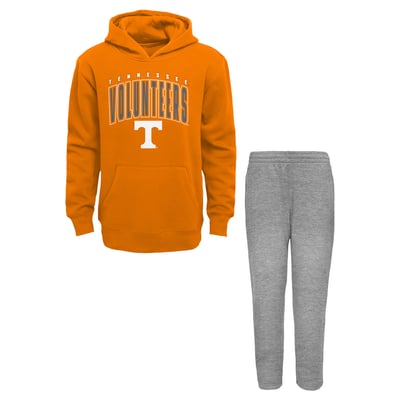 Tennessee Volunteers Outerstuff Infant Step By Step Hoodie & Pants Set - Tennessee Orange/Gray