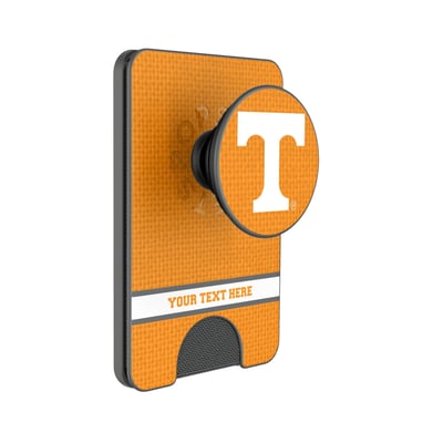 Tennessee Volunteers Keyscaper Personalized Endzone Solid PopSockets Magnetic Wallet