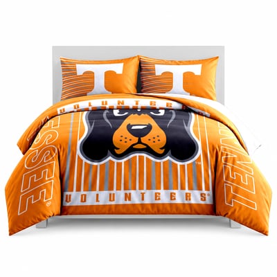 Tennessee Volunteers Logo Brands Momentum 5-Piece Full/Queen Bedding Set