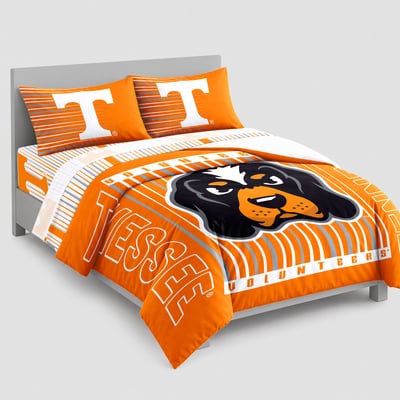 Logo Brands Tennessee Volunteers Momentum Bed In A Bag - Full