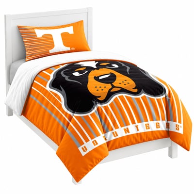 Tennessee Volunteers Logo Brands Momentum Two-Piece Twin Bedding Set