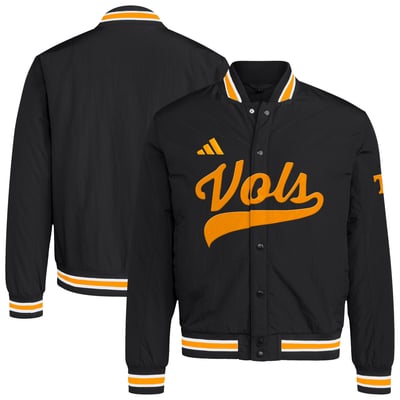 Tennessee Volunteers adidas Full-Snap Dugout Jacket - Black