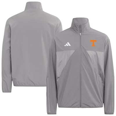 Tennessee Volunteers adidas House Of Tiro Full-Zip Woven Track Top - Gray