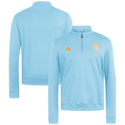 Tennessee Lady Vols adidas Coaches Ultimate365 Cozy Quarter-Zip Pullover - Light Blue