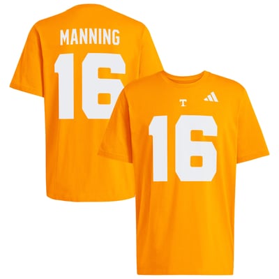 Peyton Manning Tennessee Volunteers adidas Name & Number T-Shirt - Tennessee Orange