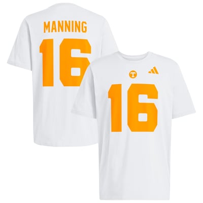 Peyton Manning Tennessee Volunteers adidas Name & Number T-Shirt - White