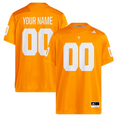  Tennessee Volunteers adidas Home Replica Custom Football Jersey - Tennessee Orange