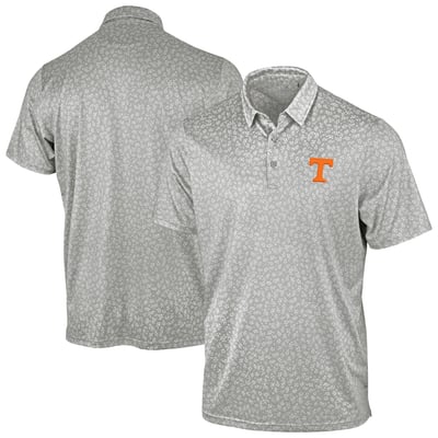 Tennessee Volunteers Antigua Mono Floral Polo - Gray