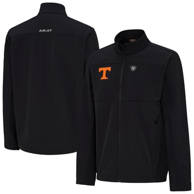  Tennessee Volunteers Ariat Full-Zip Vernon Softshell Jacket - Black