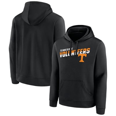 Tennessee Volunteers Quick Slant Pullover Hoodie - Black