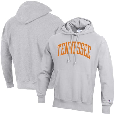 Tennessee Volunteers Champion Big & Tall Reverse Weave Fleece Pullover Hoodie Sweatshirt - Heathered Gray