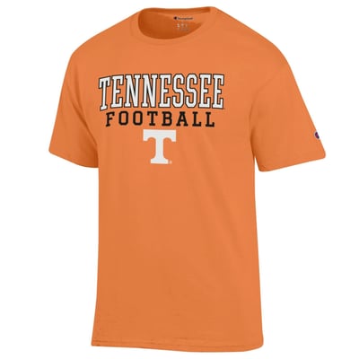 Tennessee Volunteers Champion Football Stack T-Shirt - Tennessee Orange