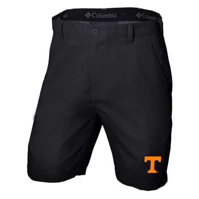  Tennessee Volunteers Columbia Omni-Wick Lie Angle Shorts - Black