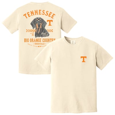  Tennessee Volunteers Vintage Mascot T-Shirt - Cream