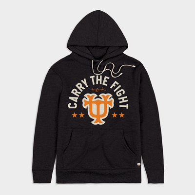  Tennessee Volunteers Homefield Carry The Fight Tri-Blend Fleece Hoodie - Black