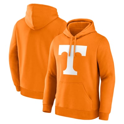  Tennessee Volunteers Logo Athletic Primary Logo Fleece Pullover Hoodie - Tennessee Orange