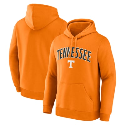  Tennessee Volunteers Logo Athletic Primary Logo Fleece Pullover Hoodie - Tennessee Orange