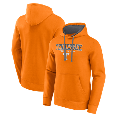 Tennessee Volunteers Logo Athletic Contrast Lined Hoodie - Tennessee Orange/Gray