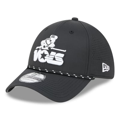 Tennessee Volunteers New Era Vault Inline Performance Rope 39THIRTY Stretch Hat - Black