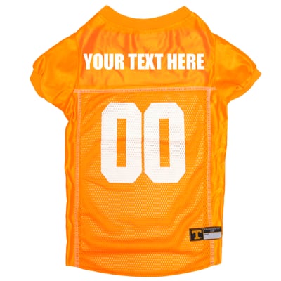 Tennessee Volunteers Pets First Personalized Pet Jersey - Tennessee Orange
