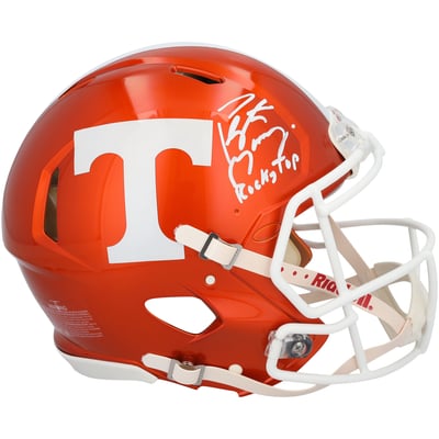 Peyton Manning Tennessee Volunteers Autographed Fanatics Authentic Riddell Flash Speed Authentic Helmet with "Rocky Top" Inscription 