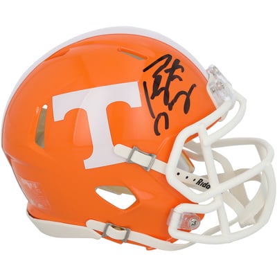 Peyton Manning Tennessee Volunteers Autographed Fanatics Authentic Riddell Orange Speed Mini Helmet 