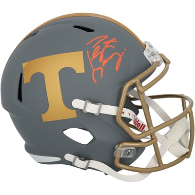 Peyton Manning Tennessee Volunteers Autographed Fanatics Authentic Riddell Slate Speed Replica Helmet 