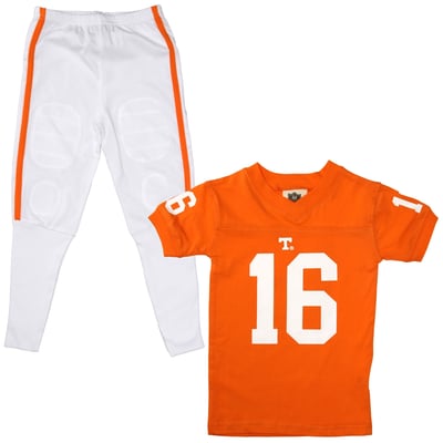 Tennessee Volunteers Wes & Willy Preschool V-Neck Pajama Set - Tennessee Orange