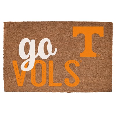 Tennessee Volunteers 20" x 30" Go Team Coir Door Mat
