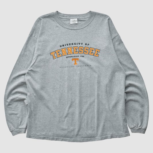 Tennessee Volunteers Adidas 2000s Long Sleeve T-shirt - Heather Gray - L by Fanatics Real Vintage
