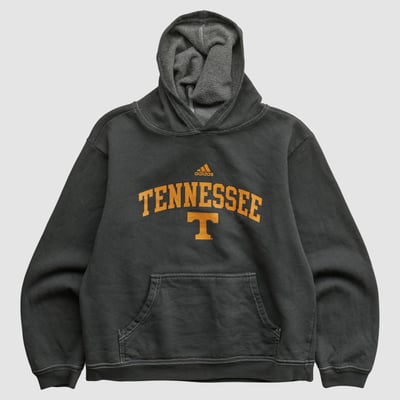 Tennessee Volunteers Adidas 2010s Hooded Pullover Sweatshirt - Black - Yth M by Fanatics Real Vintage