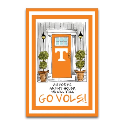 Tennessee Volunteers As For Me 12" x 18" Garden Flag