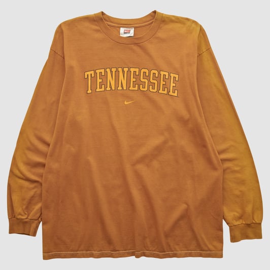 Tennessee Volunteers Nike 2000s Long Sleeve T-shirt - Clay - 2XL by Fanatics Real Vintage