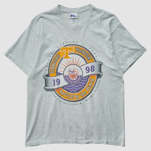 Tennessee Volunteers Pro Player 1998 T-shirt - Heather Gray - M by Fanatics Real Vintage