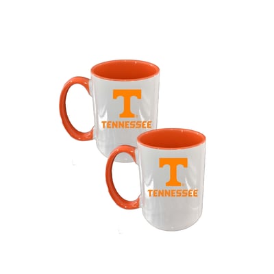 Tennessee Volunteers The Memory Company Two-Piece 15oz. Logo Coffee Mug Set