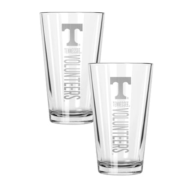 Tennessee Volunteers The Memory Company Two-Piece 16oz. Pinnacle Pint Glass Set