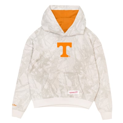  Tennessee Volunteers Mitchell & Ness Toddler Ghosted Pop Over Hoodie - White