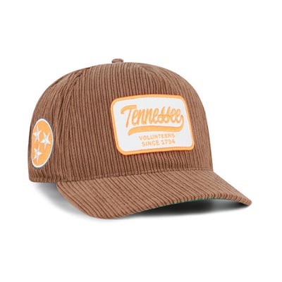 Tennessee Volunteers '47 Unisex Corduroy Patch Hitch Adjustable Hat - Brown
