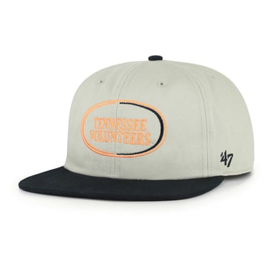 Tennessee Volunteers '47 Unisex Ovalcrest Captain Snapback Hat - Gray/Black