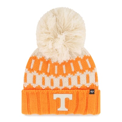 Tennessee Volunteers '47 Unisex Seasonal Chainstitch Knit Hat with Pom - Tennessee Orange