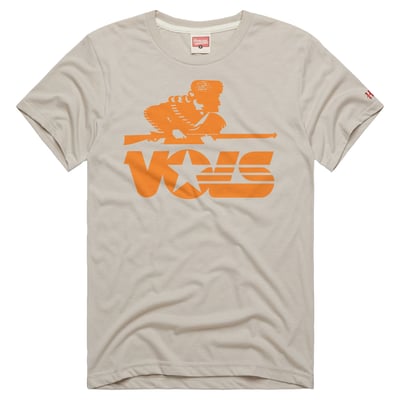 Tennessee Volunteers Homage Unisex Vintage 1983 Logo Tri-Blend T-Shirt - Stone