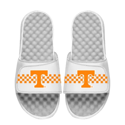 Tennessee Volunteers ISlide Unisex Stripe Slide Sandals - White