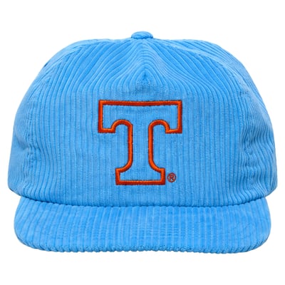 Tennessee Volunteers Lafavre Unisex Corduroy Golfer Adjustable Hat - Light Blue
