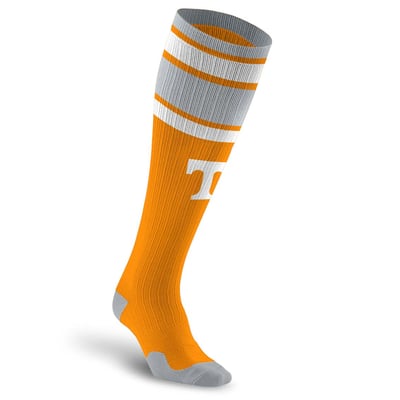 Tennessee Volunteers PRO Compression Unisex  Classic Stripe Over-the-Calf Compression Socks
