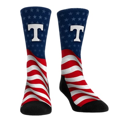  Tennessee Volunteers Rock Em Unisex Patriotic Flag Crew Socks - Blue
